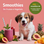 Smoothies de frutas e vegetais para cães: Uma opção nutritiva e fácil de preparar.