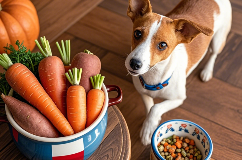 Peru com Cenoura e Batata Doce para Cães